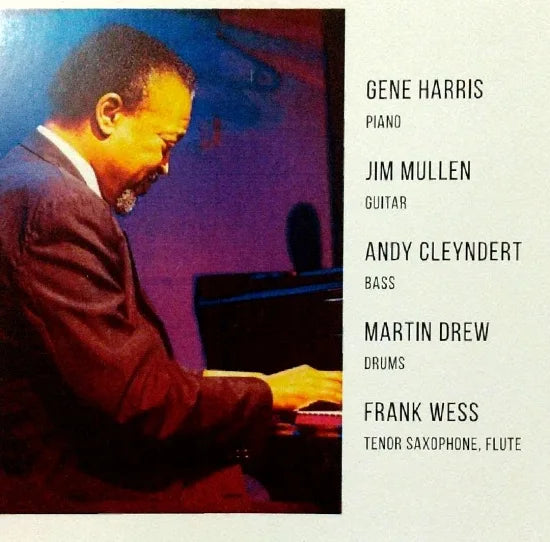Gene Harris Quartet with Frank Wess / Fat The Concord Club 1996 STEREO SOUNDBOARD (1CDR)