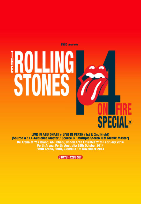 THE ROLLING STONES / EVSD PRESENTS 14 ON FIRE SPECIAL 2014 3Days Set (12CD)