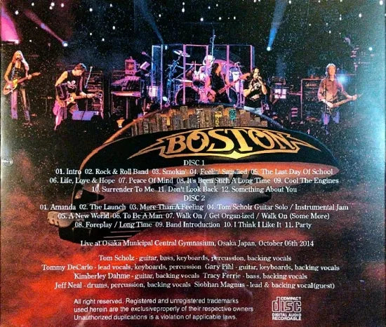 BOSTON / HEAVEN ON EARTH IN OSAKA (2CDR)