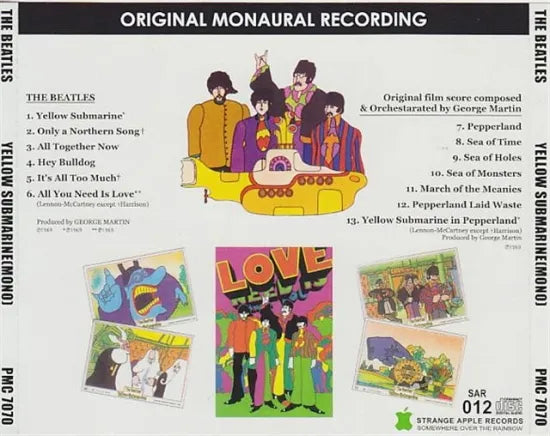 THE BEATLES / YELLOW SUBMARINE (MONO) (1CD)