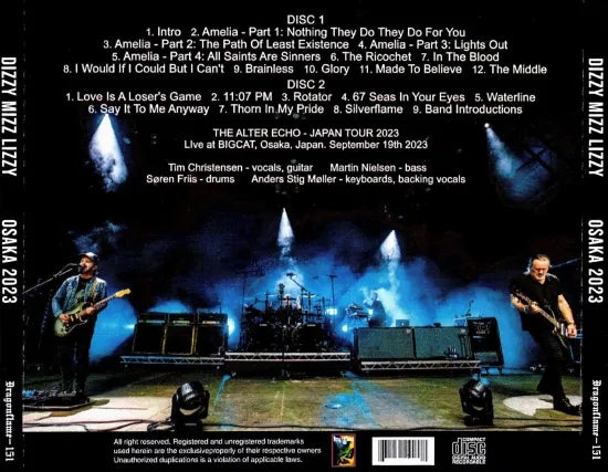 DIZZY MIZZ LIZZY / OSAKA 2023 (2CDR)