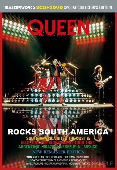 QUEEN / ROCKS SOUTH AMERICA 2CD+2DVD