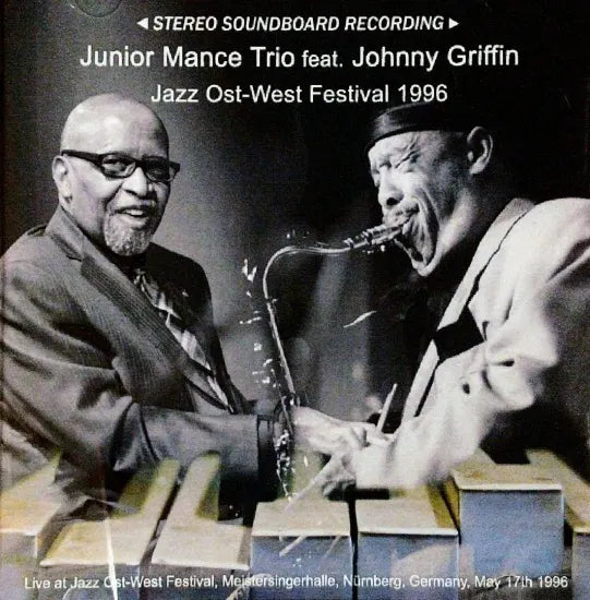Junior Mance Trio con Johnny Griffin / Festival de Jazz Ost-West 1996, SONIDO ESTÉREO (1 CD)