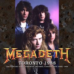 MEGADETH / TORONTO 1988 (1 CD)