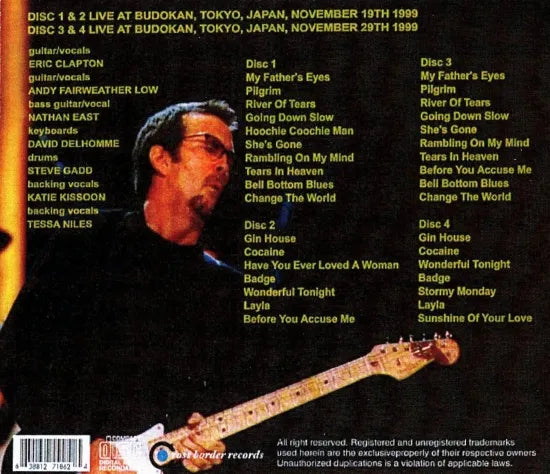 ERIC CLAPTON / AT BUDOKAN 1999 (4CDR)