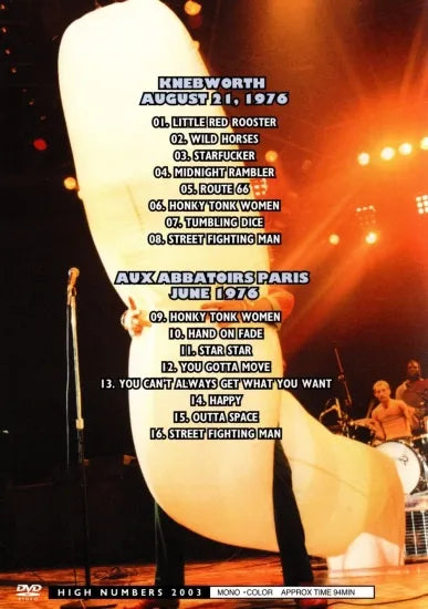THE ROLLING STONES / TOUR OF EUROPE 1976 (1DVDR)