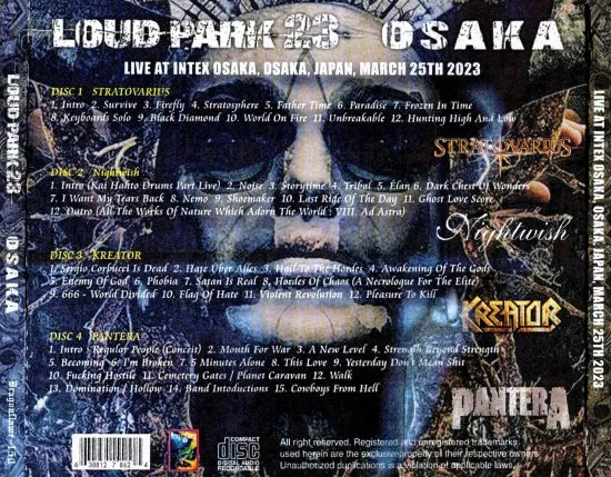 V.A. / LOUD PARK 2023 OSAKA (4CDR)