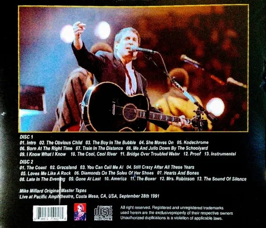 PAUL SIMON / COSTA MESA 1991 (2CDR)
