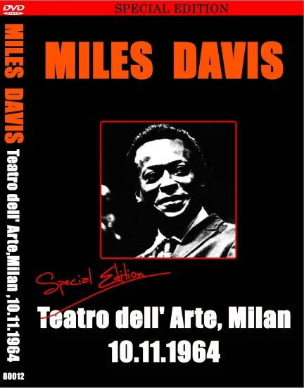 MILES DAVIS / TEATRO DELL'ARTE,MILAN,ITALY 1964  (1DVDR)