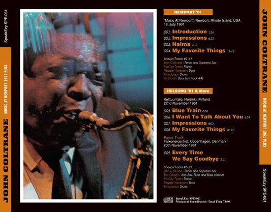 JOHN COLTRANE / MUSIC AT NEWPORT PLUS (1CD)