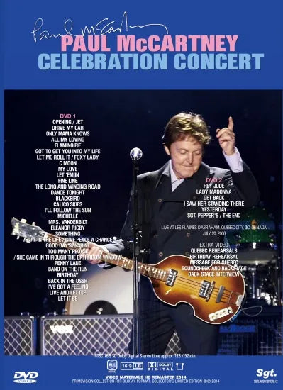 PAUL McCARTNEY / CELEBRATION CONCERT (2DVDR)