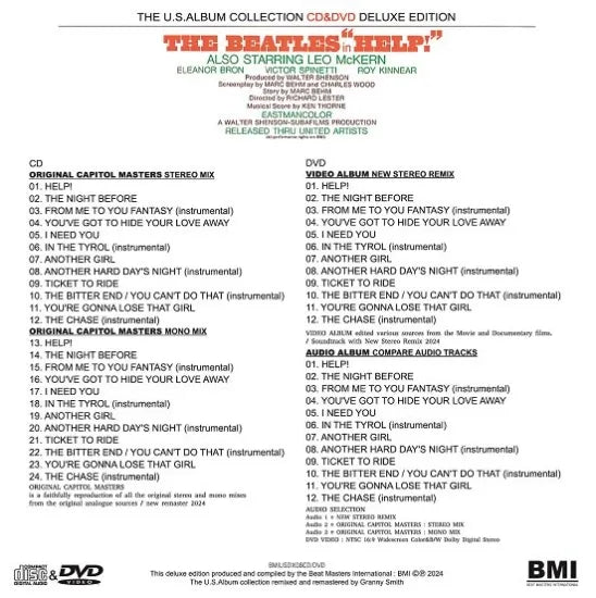 THE BEATLES / HELP! THE U.S.ALBUM COLLECTION (1CD+1DVD)