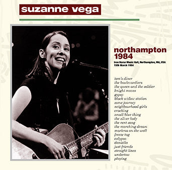 SUZANNE VEGA / NORTHAMPTON 1984 SOUNDBOARD (2CDR)