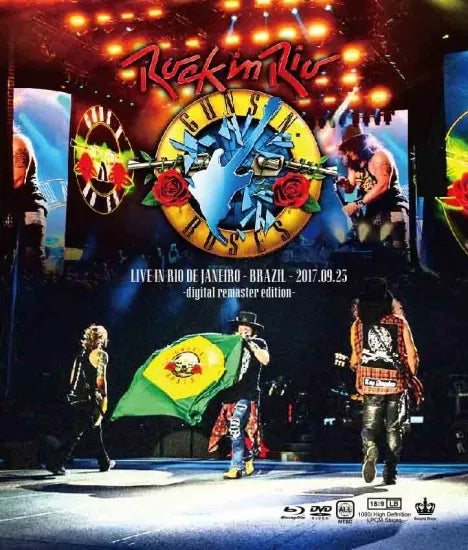 GUNS N’ ROSES / Rock in Rio 2017 digtal remaster version (1BDR+1DVDR)