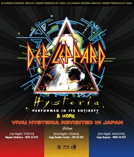 Def Leppard / Viva! Hysteria Revisited in Japan Film (3BDR)