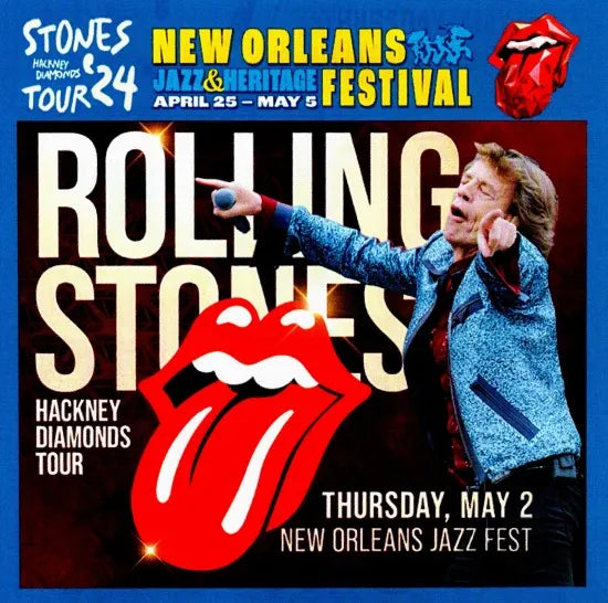 THE ROLLING STONES / Festival de Jazz y Patrimonio de Nueva Orleans 2024 (2CDR)