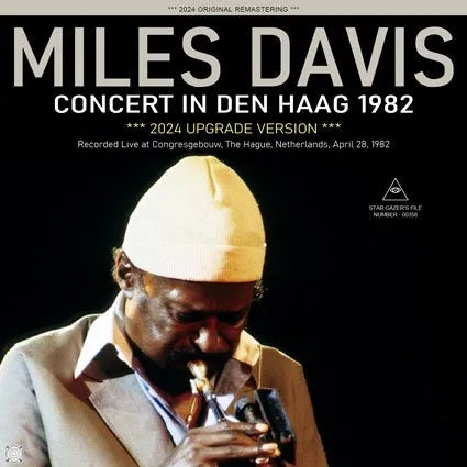 MILES DAVIS / CONCIERTO EN DEN HAAG 1982 2024 VERSIÓN ACTUALIZADA (1CDR)