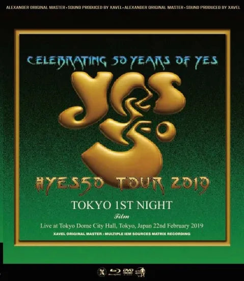YES / #YES 50 TOUR 2019 Live in Tokyo 1st Night Film (1DVD+1BDR)
