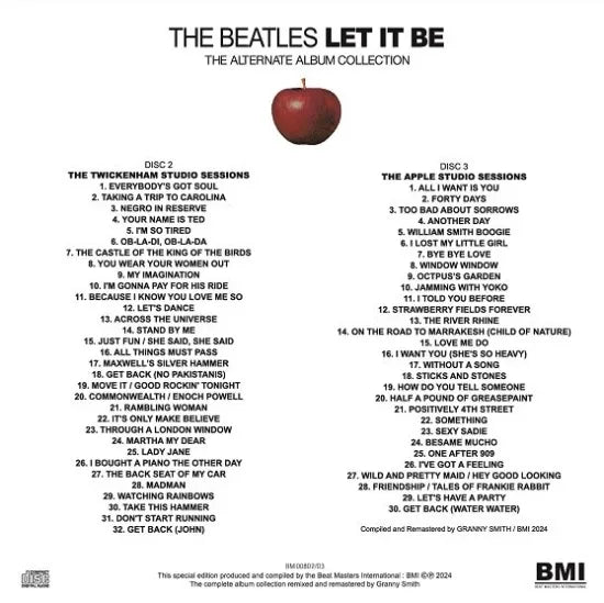 THE BEATLES / LET IT BE THE ALTERNATE ALBUM COLLECTION (3CD)
