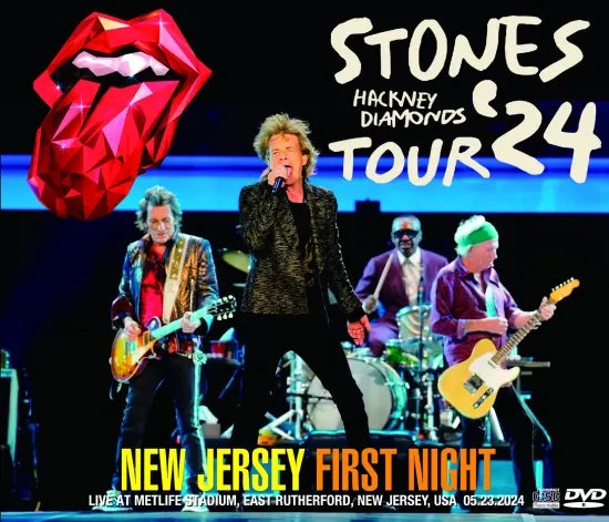 THE ROLLING STONES / NEW JERSEY FIRST NIGHT HACKNEY DIAMONDS TOUR 2024 (2CDR+1CDR)