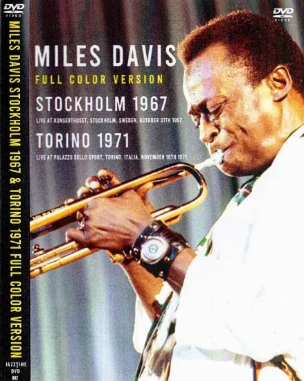 MILES DAVIS / ESTOCOLMO 1967 TURÍN 1971 VERSIÓN A TODO COLOR (1 DVDR)