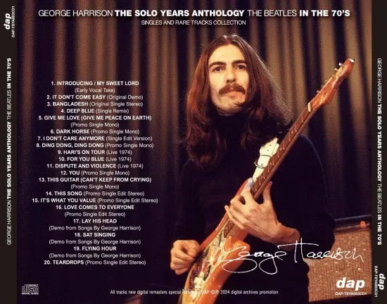 GEORGE HARRISON / THE SOLO YEARS ANTHOLOGY THE BEATLES IN THE 70'S (1CD)