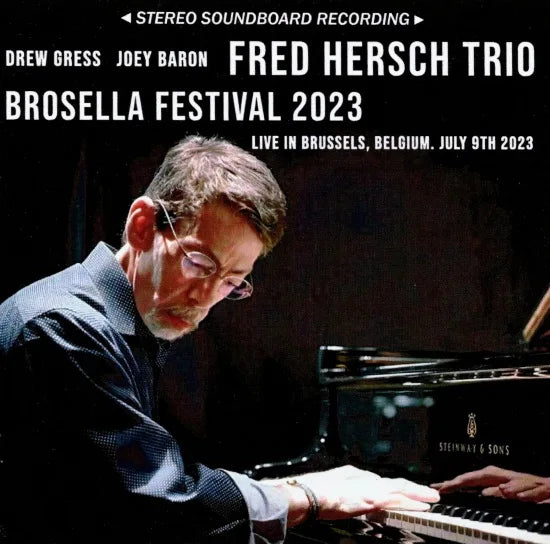 Trío Fred Hersch / Festival Brosella 2023 Mesa de sonido estéreo (1 CD)