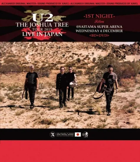 U2 / The Joshua Tree Tour 2019 Live in Japan 1st Night Film (1BDR+1DVDR)