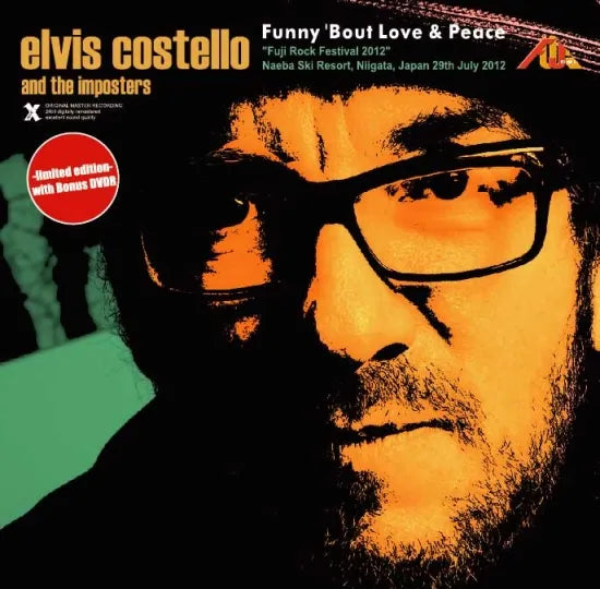 Elvis Costello & The Imposters / Funny 'Bout Love & Peace Fuji Rock Festival 2012 Limited Edition (1CDR with Bonus DVDR)