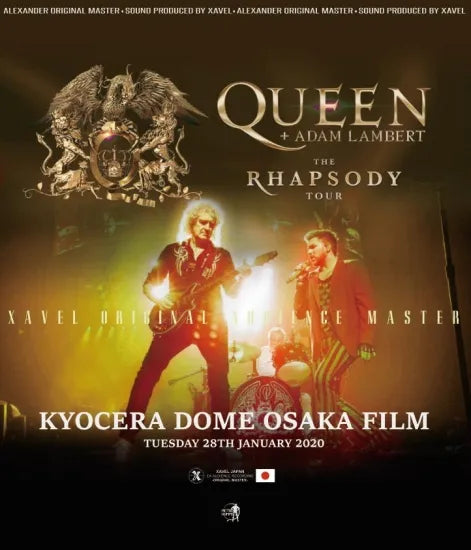 QUEEN / THE RHAPSODY TOUR 2020 LIVE AT KYOCERA DOME OSAKA FILM (1BDR+1DVDR)