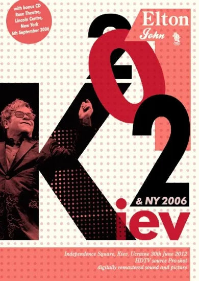 Elton John / Kiev 2012 & NY 2006 (1DVDR+1CDR)