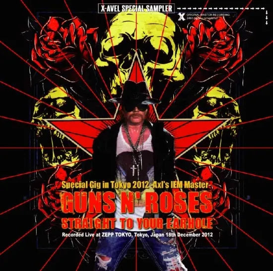GUNS N’ ROSES / Straight To Your Earhole ZEPP Tokyo 2012 “Axl's IEM Master” (2CDR)