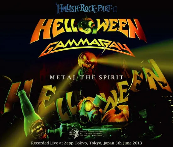 Helloween & Gamma Ray / Metal The Spirit Live in Japan 2013 (3CDR)