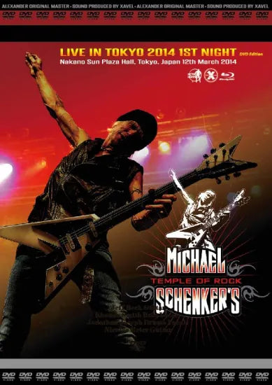 Michael Schenker's Temple of Rock / Live In Tokyo 2014 1st Night DVD edition (1DVDR)
