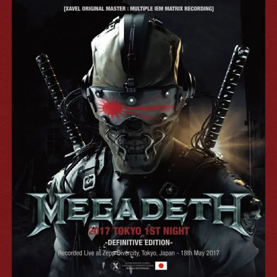 MEGADETH / "2017 Tokyo 1st Night Definitive Edition" (2CDR)
