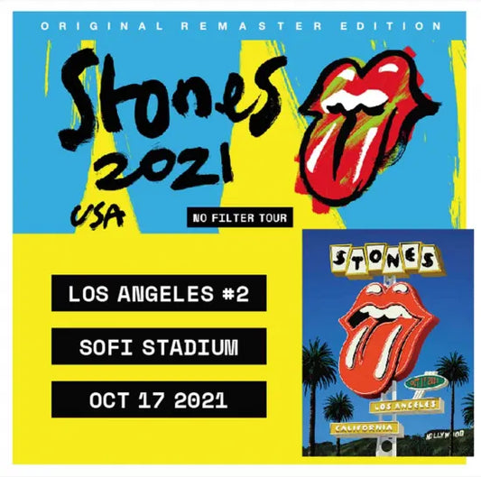 The Rolling Stones / Gira No Filter de EE. UU. 2021 en Los Ángeles n.° 2 (2CDR)