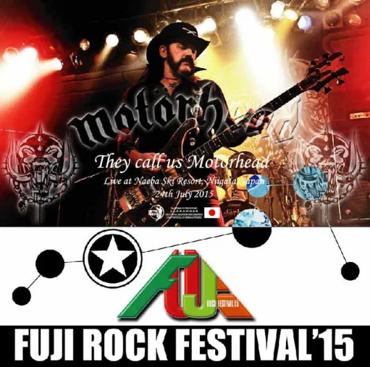 Motorhead / They call us Motorhead Fuji Rock 2015 (1CDR+1DVDR)
