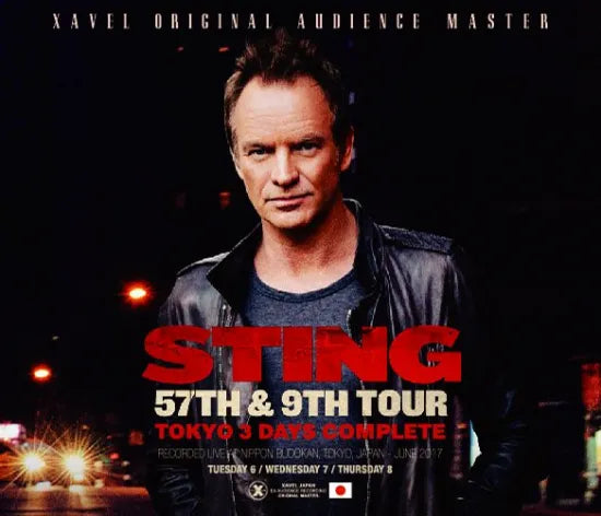 STING / 57° e 9° Tour Tokyo 3 Giorni Completo XAVEL ORIGINAL AUDIENCE MASTER (6CDR)