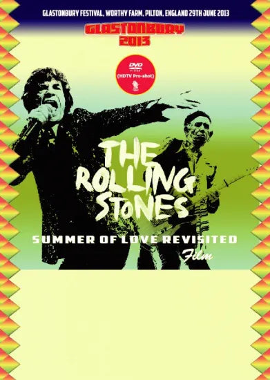 THE ROLLING STONES / Summer Of Love Revisited Film Galstonbury Festival 2013 (1DVDR)