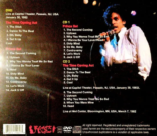 Prince & The Time / Capitol Theater 1982 PRO-SHOT (1DVDR+2CDR)