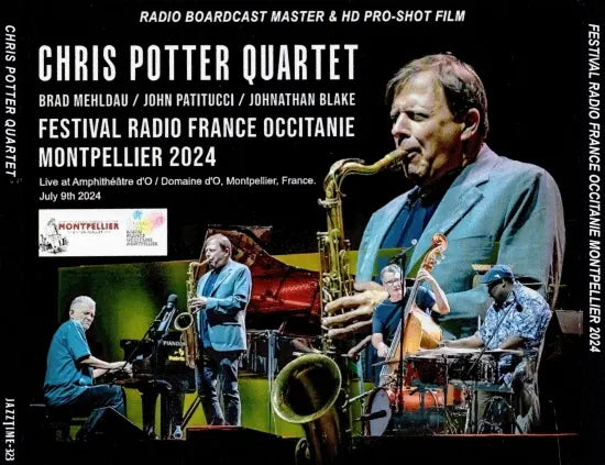 CHRIS POTTER QUARTET / FESTIVAL RADIO FRANCE OCCITANIE MONTPELLIER 2024 CAJA DE SONIDO (2 CD + 1 BDR)