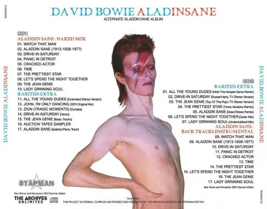 DAVID BOWIE / UN ÁLBUM ALTERNATIVO DE LAD INSANE ALADDIN SANE (2 CD)