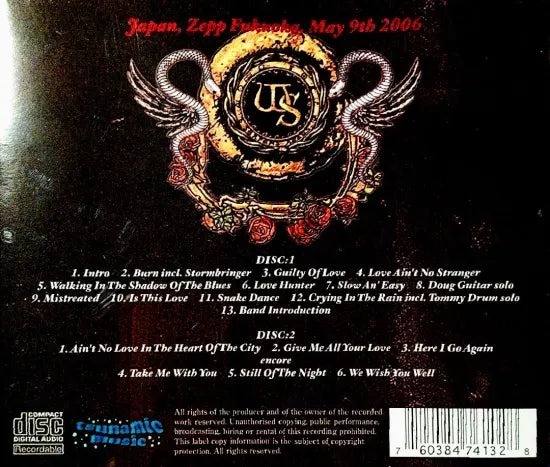 WHITESNAKE / Vivir en el calor de la noche MATRIX (2CDR)