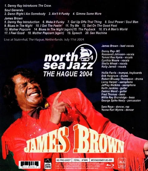 JAMES BROWN / Festival de Jazz del Mar del Norte 2004 HD PRO-SHOT (1BDR)