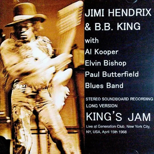Jimi Hendrix y BB King con Al Kooper, Elvin Bishop, Paul Butterfield Blues Band / King's Jam SOUNDBOARD (2CDR)