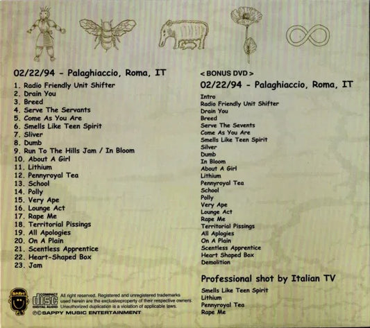 Nirvana / Más allá de lo pálida (1 CD + 1 DVD adicional)