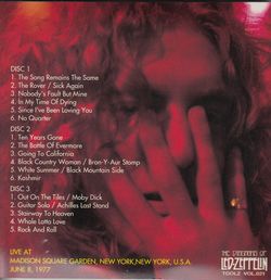 LED ZEPPELIN / SECOND NIGHT IN THE GARDEN (3CD)