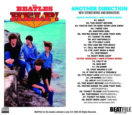THE BEATLES / HELP! ANOTHER DIRECTION NEW STEREO REMASTERS (1CDR)