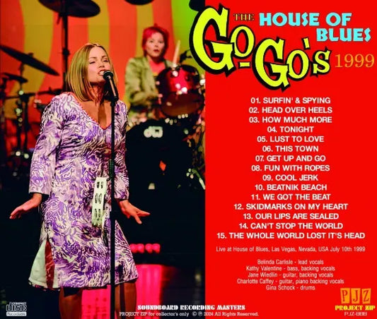 GO-GO'S / HOUSE OF BLUES 1999 (1 CD)