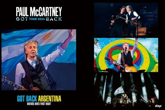 PAUL McCARTNEY / GOT BACK ARGENTINA 2024 BUENOS AIRES PRIMA NOTTE (2CD+1DVD)